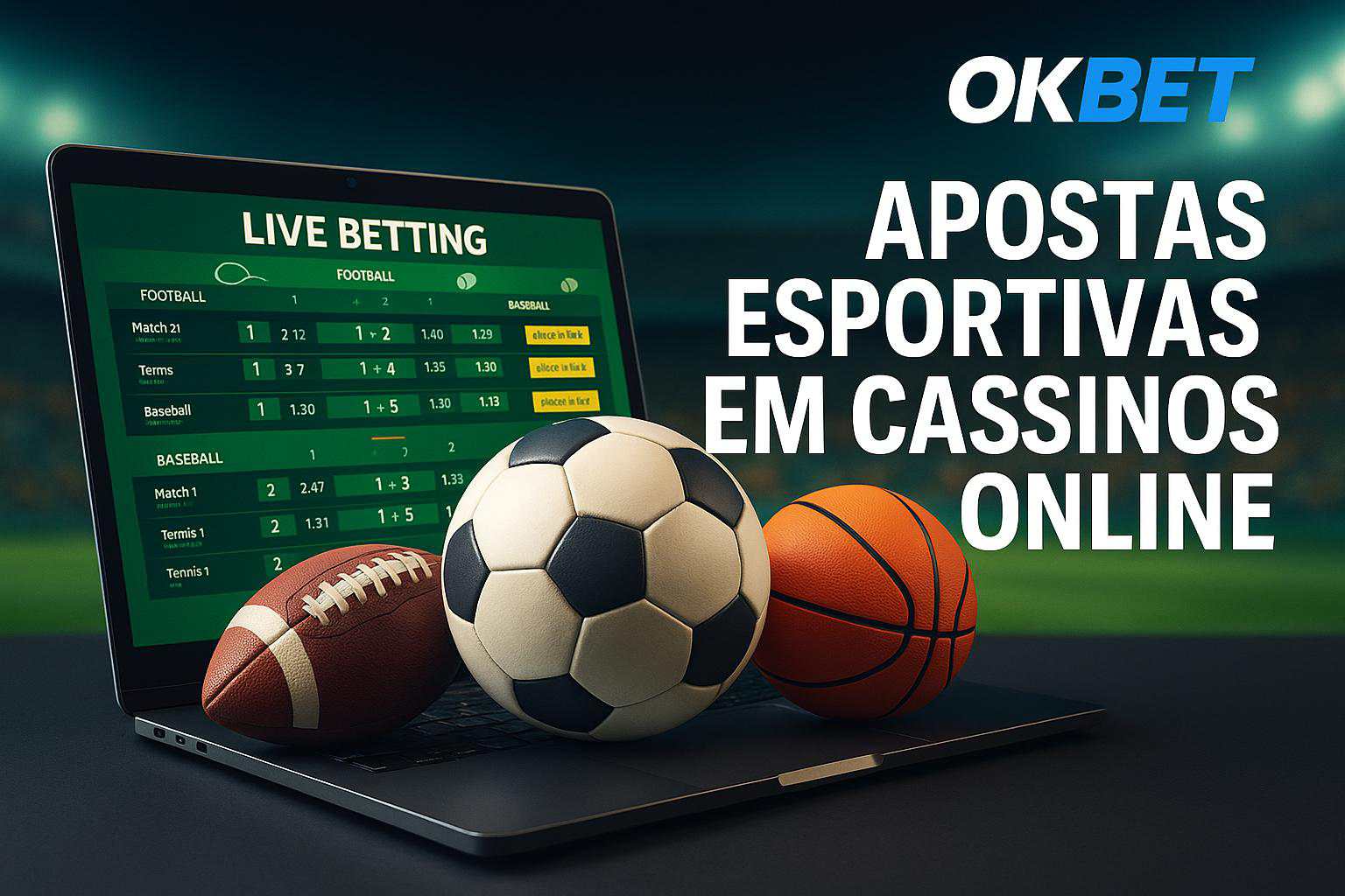 Aposte em apostas esportivas no cassino online OKBET